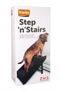 Hundeplanke und Treppe
