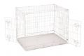 Beeztees Puppy Bench 2 Doors Grau