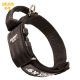 Halsband mit Haltegriff, schwarz, reflektierend