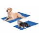 Hunde-Kühlkissen-Fresk- L: 90 cm B: 50 cm L blau